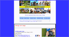 Desktop Screenshot of chicagosummercamps.com